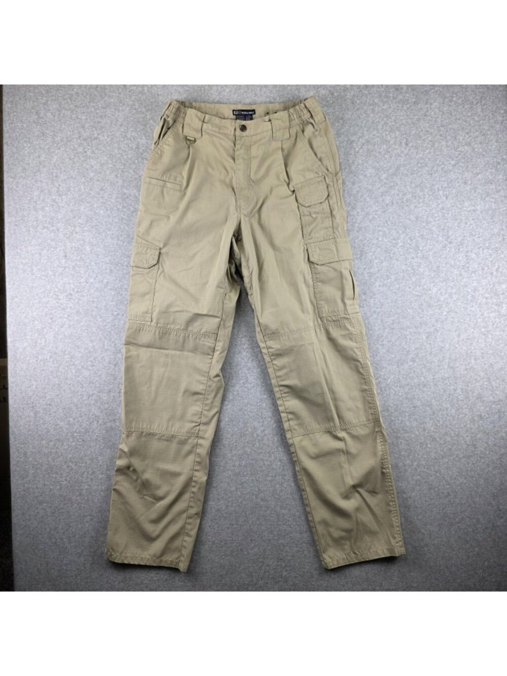 5.11 Tactical Cargo Pants Mens 32x34 Beige Straight Ripstop Utility Work Pants